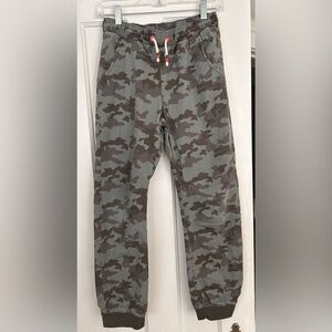 Cat & Jack Gray Camouflage Joggers Size 14